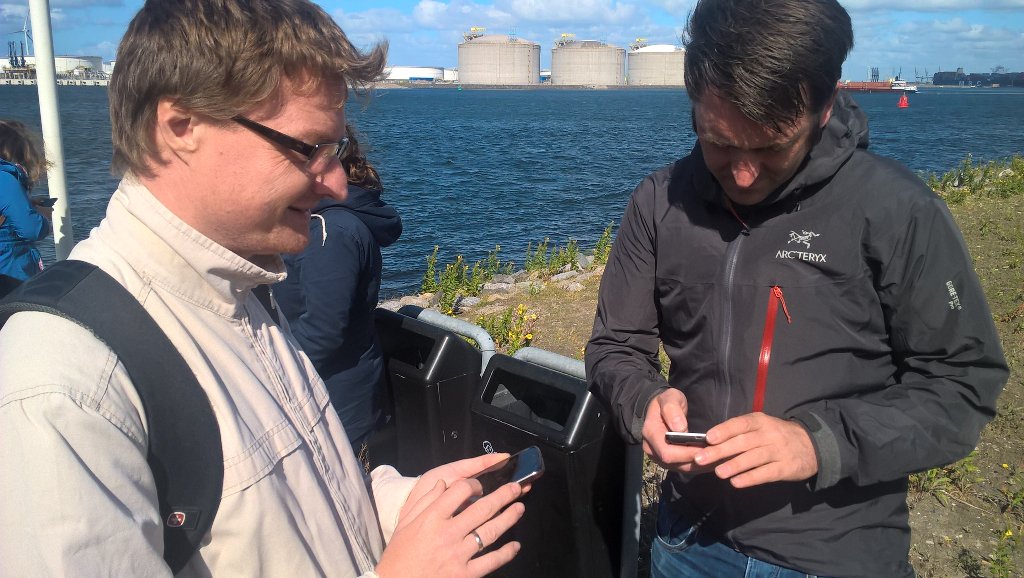 ConferenceGame's tweet image. At @isaga2017 @renskortmann and @CKEngineet   play TheConferenceGame to earn points for the conference dinner.