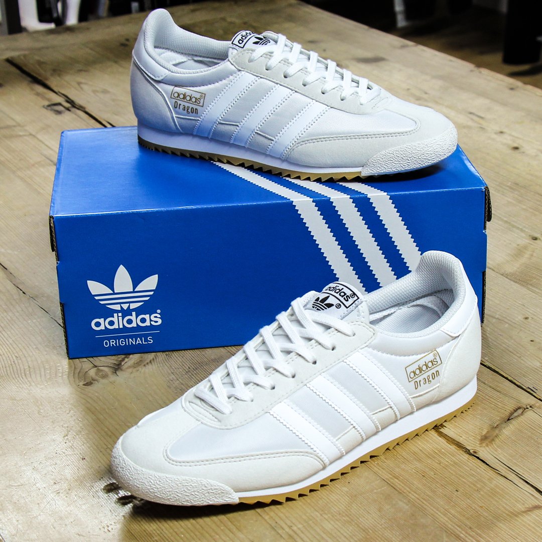 80s Casual Classics on Twitter: "Now back in stock, adidas Dragon in fresh white for summer £69 in sizes UK 4-13. Shop here: https://t.co/iv5n2MSm3G # adidas / Twitter