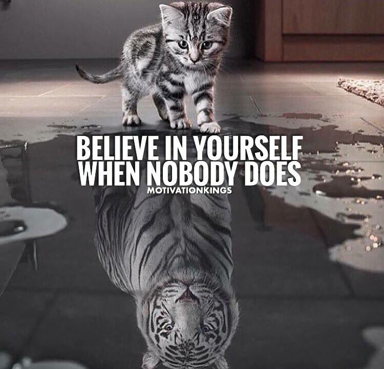 MKMMAMichael's tweet image. Believe in yourself when nobody does. #Motivation #staymotivated #MotivateYourself