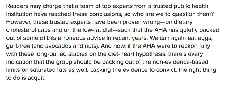 Another attack on the AHA sat fat paper by <a href="/bigfatsurprise/">Nina Teicholz, PhD</a>  medscape.com/viewarticle/88…