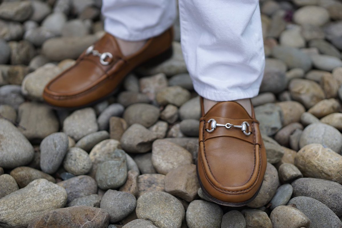 StyleWithJosh's tweet image. My @AllenEdmonds bit loafers for the work-from-home days with white @ClubMonaco #madeinUSA #selvedge denim.
