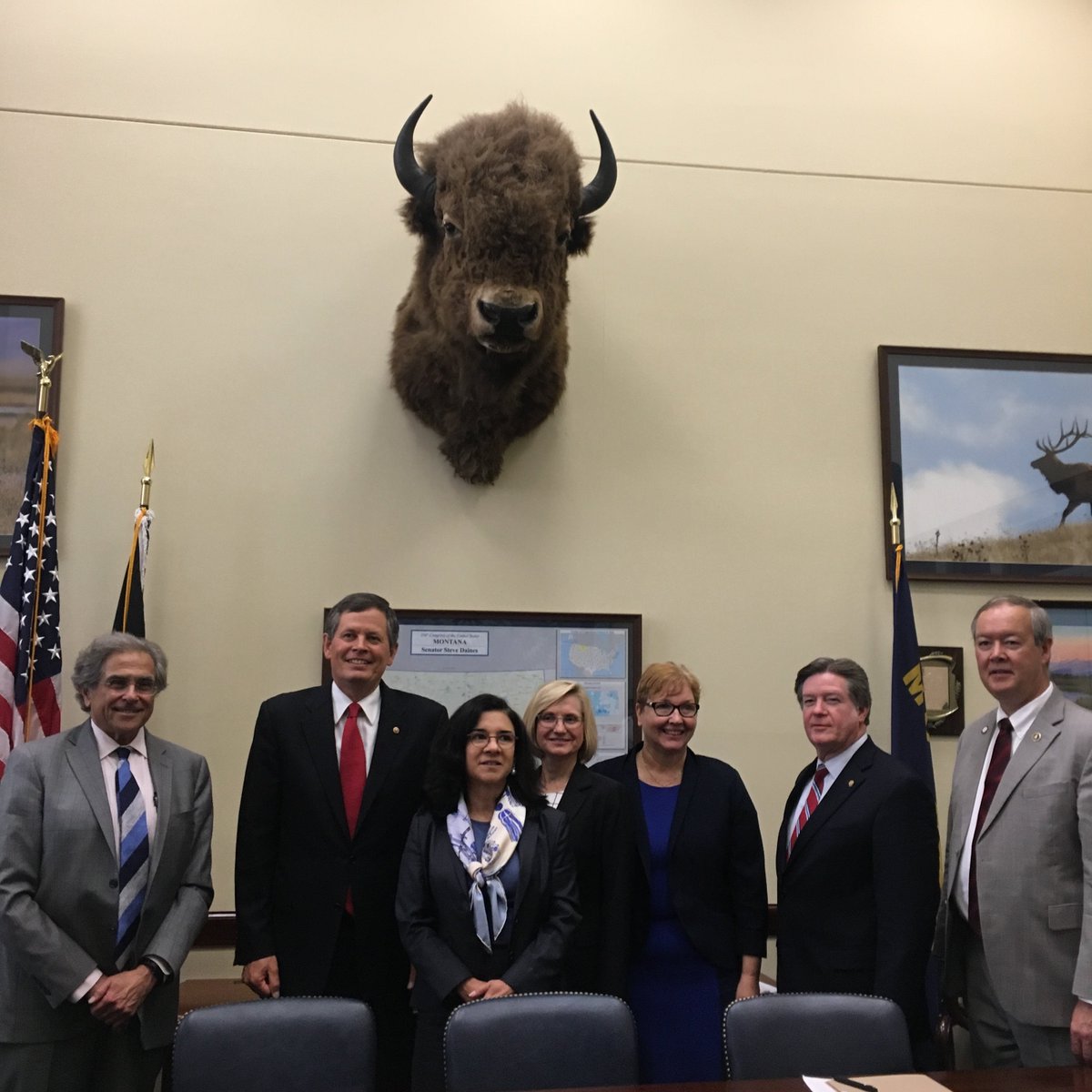 AOAforDOs's tweet image. Today leadership from 6 hc orgs representing 560,000+ docs met with @SteveDaines re harmful #HealthcareBill. #Docs4Coverage #ExpertsAgree