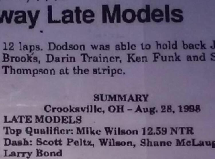 GibbysDTRN's tweet photo. #TrackRecord #MidwaySpeedway #MikeWilsonRacing #Hammer12590Down #BackIn1998 https://t.co/7fD5PZgCQv