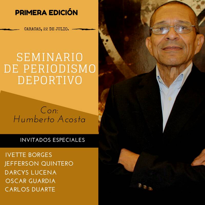 andavnzla's tweet photo. Atención: Seminario de Periodismo Deportivo. Información: Whatsapp: 04242254779 Correo: info.lasvocesdeldeporte@gmail.com #periodismo https://t.co/eJdu3uMuSp