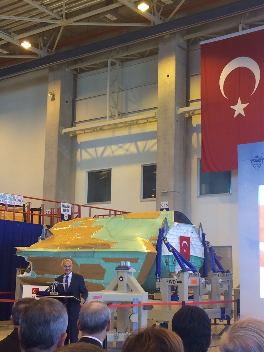 İlk Türk JSF/F-35 Uçağı'nın 'Orta Gövde'si Teslim Edildi 28 Mart 2024