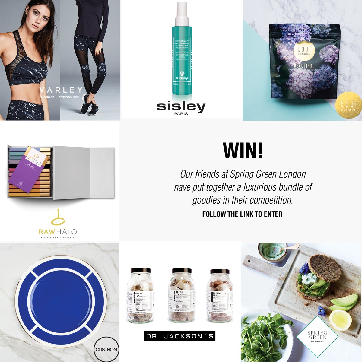 RawHaloUK's tweet image. We've teamed up with our friends @SpringGreenLDN for a #competition to #win an amazing goodie bag! Simply enter at bit.ly/2sLf6wE