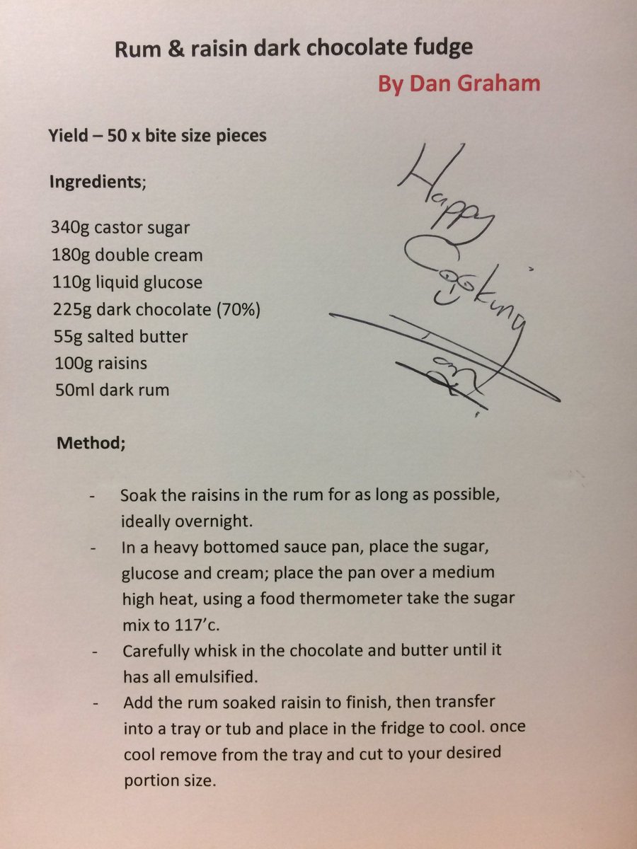 Dan Graham (@dangraham21) on Twitter photo <a href="/greatyorkshow/">Great Yorkshire Show</a> for all the folk that ask for the fudge recipe from my demo yesterday. Here you are! Thank you for your support. <a href="/greatyorkshow/">Great Yorkshire Show</a> for all the folk that ask for the fudge recipe from my demo yesterday. Here you are! Thank you for your support.