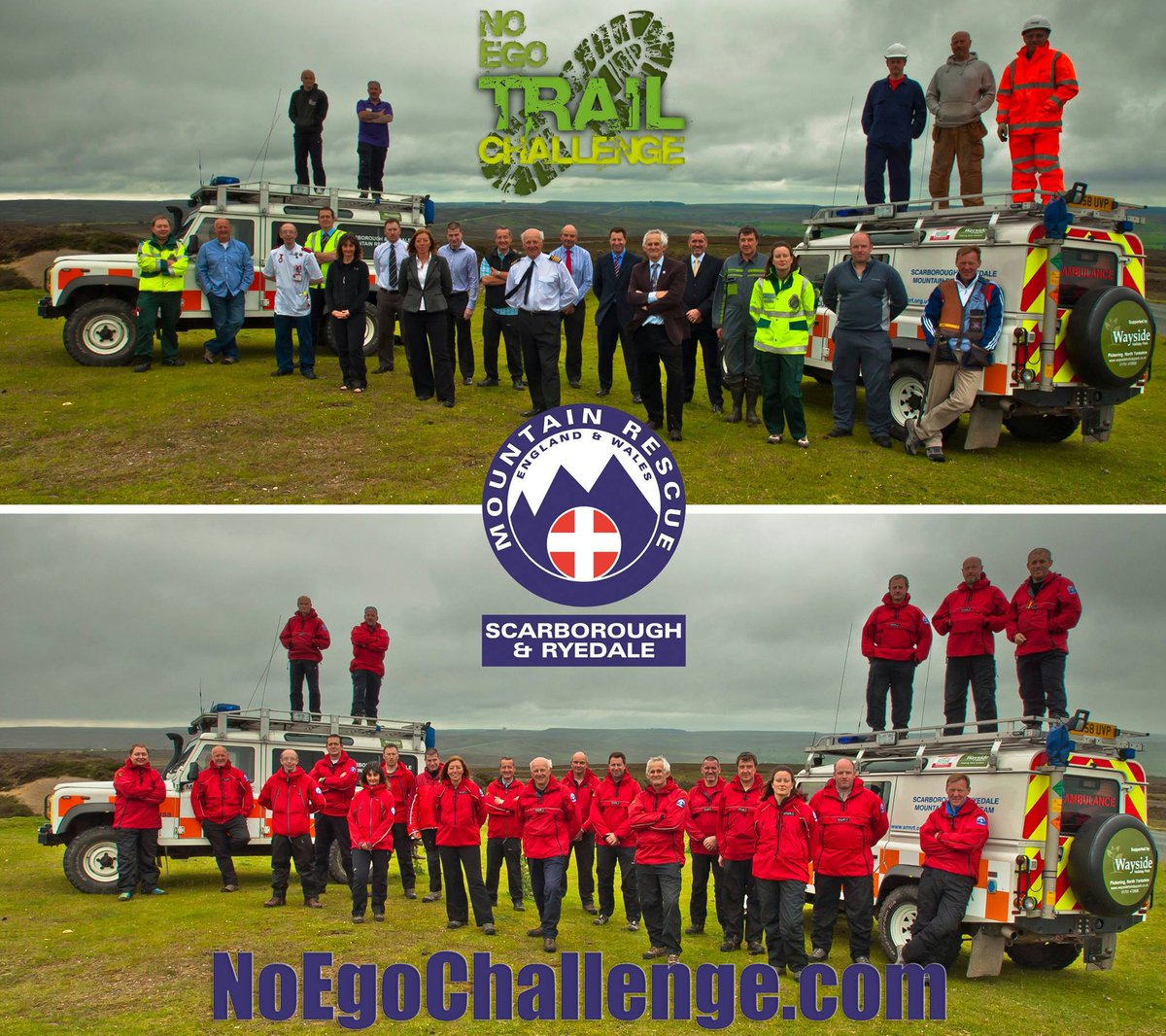 NoEgoChallenge's tweet photo. The lovely @scarrescue will be your medics, water station marshals, sweepers &amp; #ChiefMoralOfficers for Sunday's #ConquerTheForest 2017. https://t.co/QEzKWvpEX9