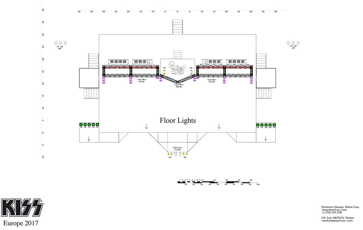 livedesignmag's tweet image. Our #midweekmotivation - these #lightingplot from LD Sean "Motley" Hackett for #KISS current #KISSWORLD tour goo.gl/3ze35w