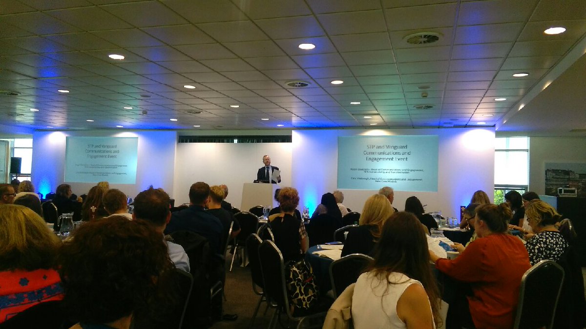 BetterLocalCare's tweet image. We're at the STP vanguard communications and engagement conference today. Loads of great info already!