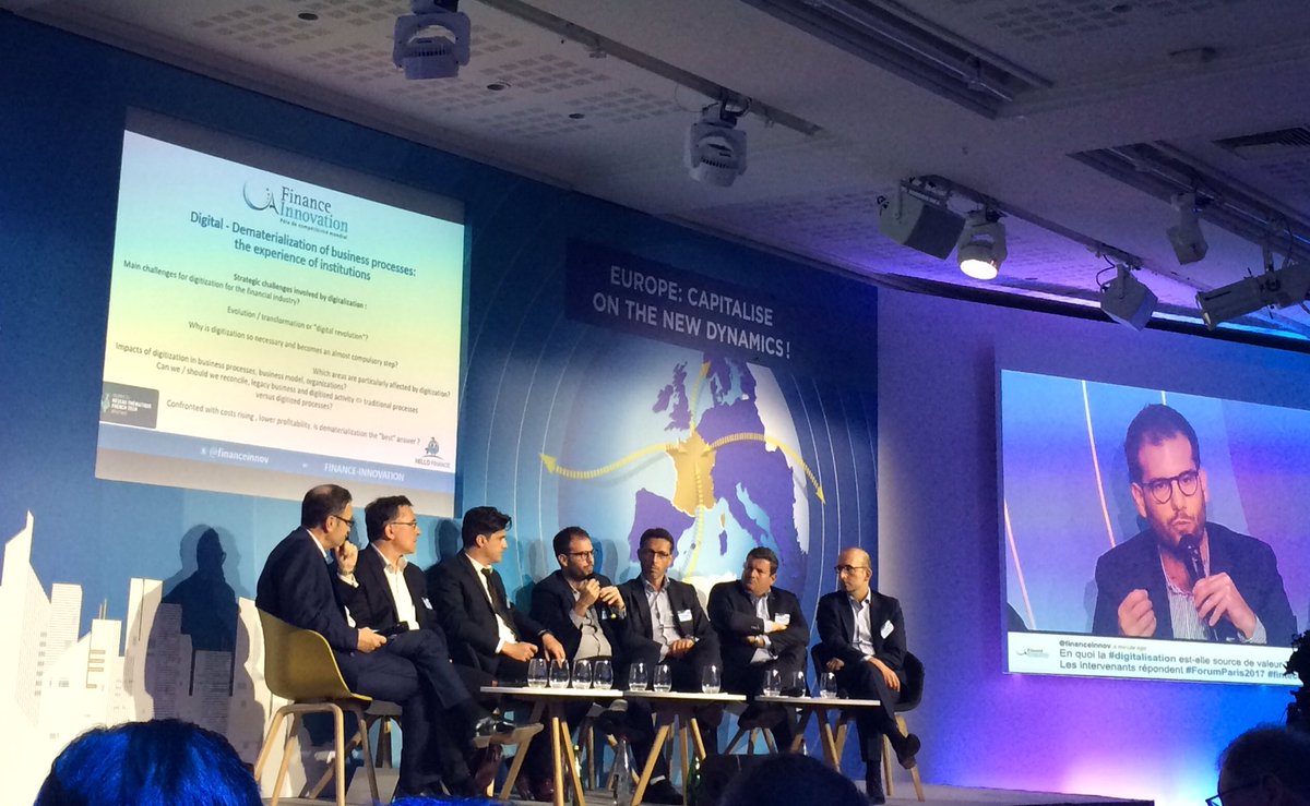 financeinnov's tweet photo. Nicolas Gonzalez @fundvisory : le robot peut apporter son aide mais ne prend pas la décision finale qui dépend de l'homme #ForumParis2017 https://t.co/GLCmhKBcBa