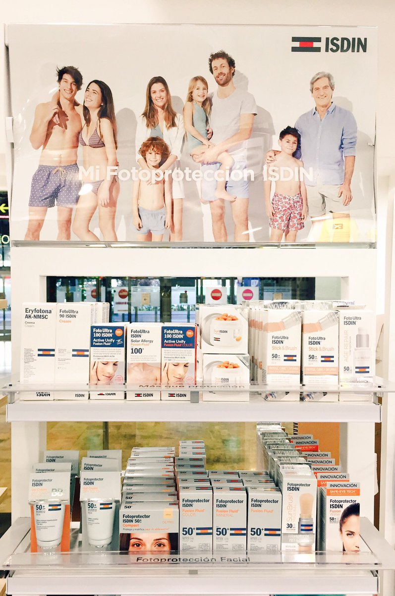 Terminal1Farma's tweet photo. Fotoprotección Isdin, encontrarás toda la gama disponible en la @Terminal1Farma @ISDIN_Official https://t.co/qA1A4etY7p