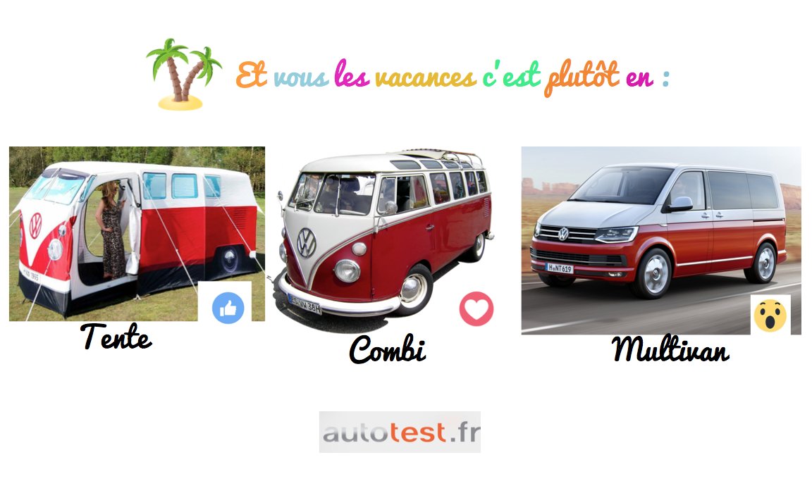 AutotestFr's tweet photo. #12juillet #Vacances #summertime #VacancesPourTous #autotest #autotestFr #Volkswagen #combi https://t.co/hYhsosf3Vx