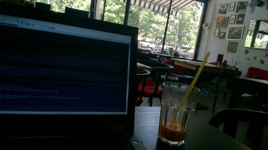 konradkokosa's tweet photo. Home, cafe, park #bookwritting... Time to grow a beard? https://t.co/7qLSrpymis