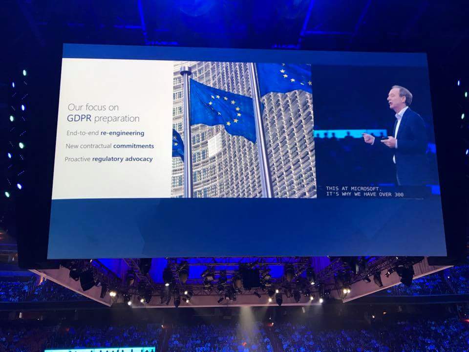 Microsoft is ready for #GDPR . #CyberSecurity #MSInspire