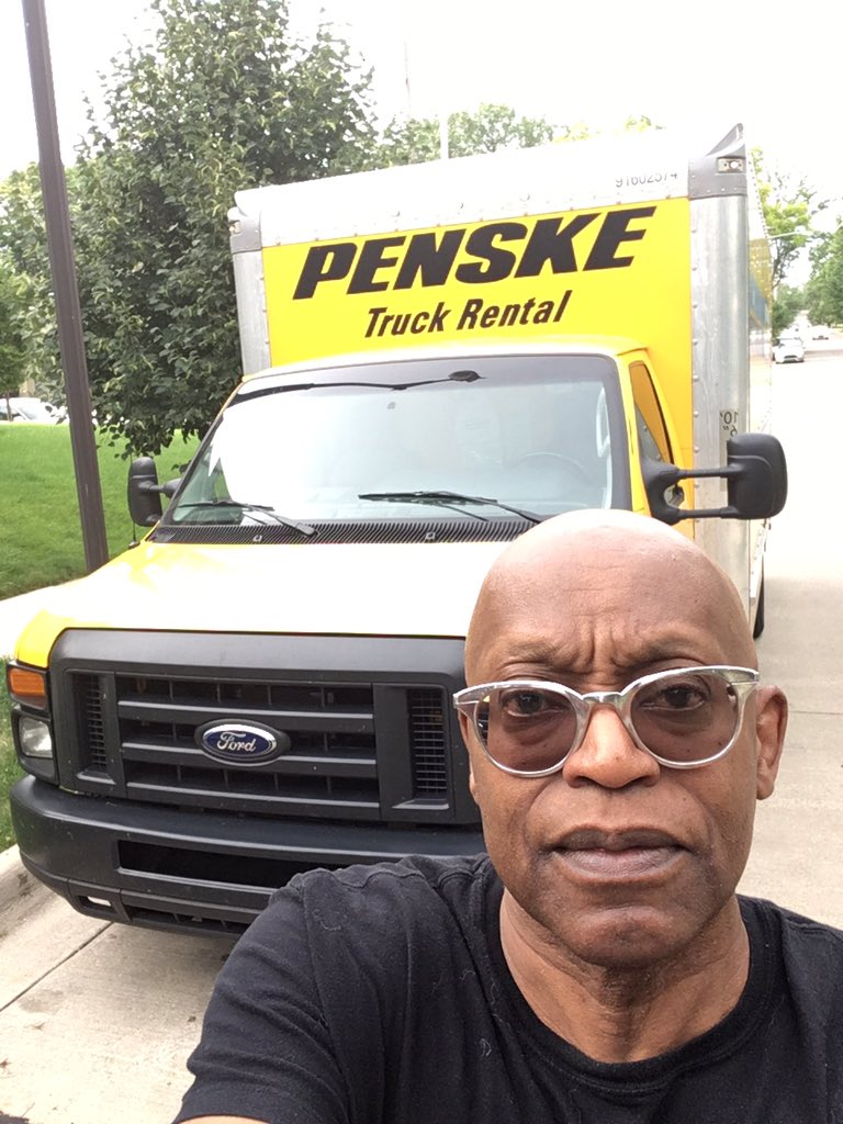 Truck was loaded with artwork for installation at Urban Institute for Contemporary Art, in Grand Rapids.