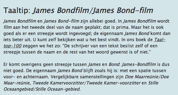 Waarom iedereen zich zou moeten inschrijven voor de nieuwsbrief (Taalpost) van <a href="/onzetaal/">Onze Taal</a>? Dit soort pareltjes krijg je helemaal cadeau!