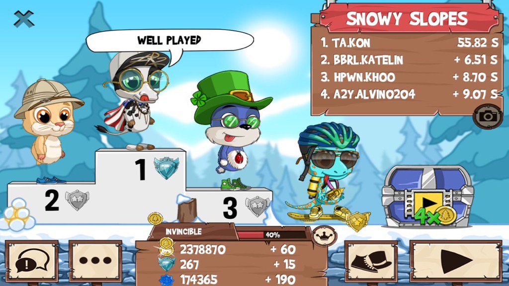 Kon_Azhar's tweet photo. Get on my level, son! #funrun2 #katelin #Khoo #alvin0204 https://t.co/RW4B1bUG1u
