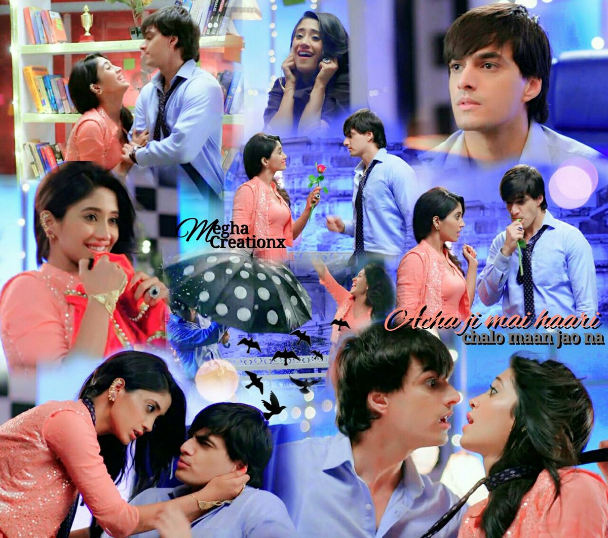 meghacreations_'s tweet photo. Cutest way to manaofy your hubby 😂😍 #Kaira #yrkkh 
@momo_mohsin @shivangijoshi10 https://t.co/UkaXhmrrZA