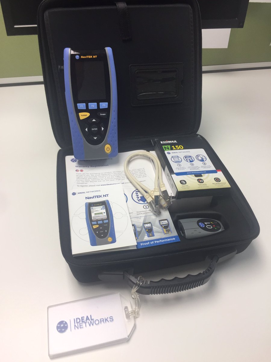 NBMTechSolution's tweet image. Our #NaviTEK NT Pro network tester @_IdealNetworks has arrived to help our #SmartConfig Team &amp;amp; clients in troubleshooting network issues