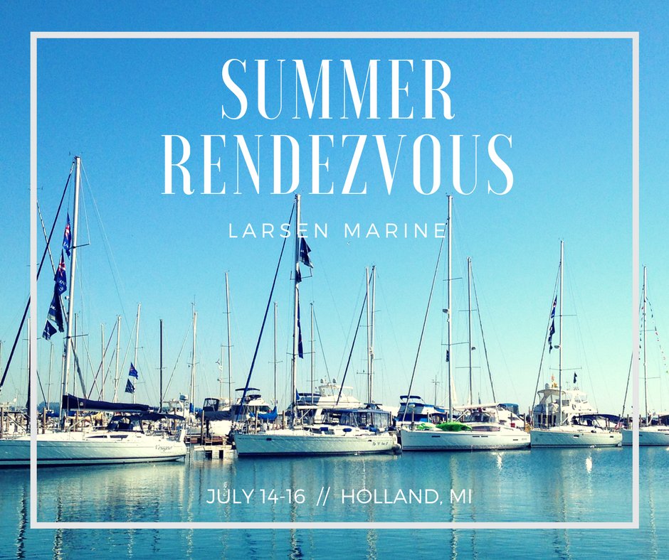 JeanneauAmerica's tweet photo. This weekend @LarsenMarine will host Jeanneau Sailboat Owners in Holland, MI for their Rendezvous. Let the games begin! #JSR2017 #Jeanneau https://t.co/9ckzluZOmi