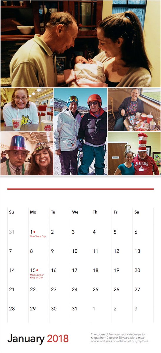 AFTD allies Sharon &amp; Rod Hall are making an FTD-focused 2018 calendar, with proceeds benefiting AFTD. Order here: theaftd.org/3fundraising-e…