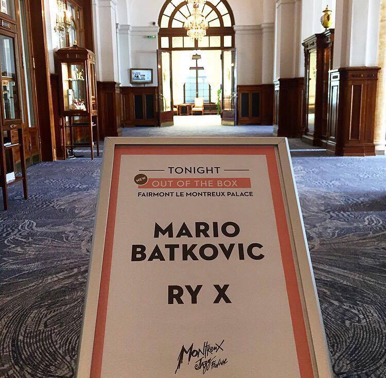 *OUT OF THE BOX* C'est Fairmont le Montreux Palace qui accueillera ce soir Mario Batkovic et RY X pour une soirée unique  #MJF17