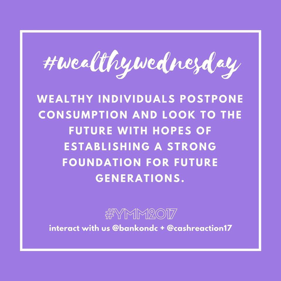 MoneyHunters17's tweet photo. Here's another great tip for #WealthyWednesday ! #YMM2017 @BankonDC https://t.co/JYLud0l67Z