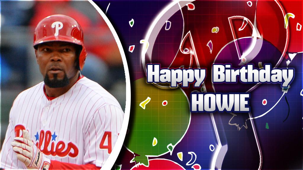 Happy Birthday to outfielder/second baseman/all-around good guy Howie Kendrick! 