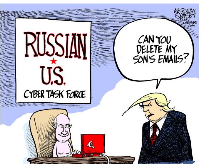 Political Cartoons -- Donald J. Trump, Jr.