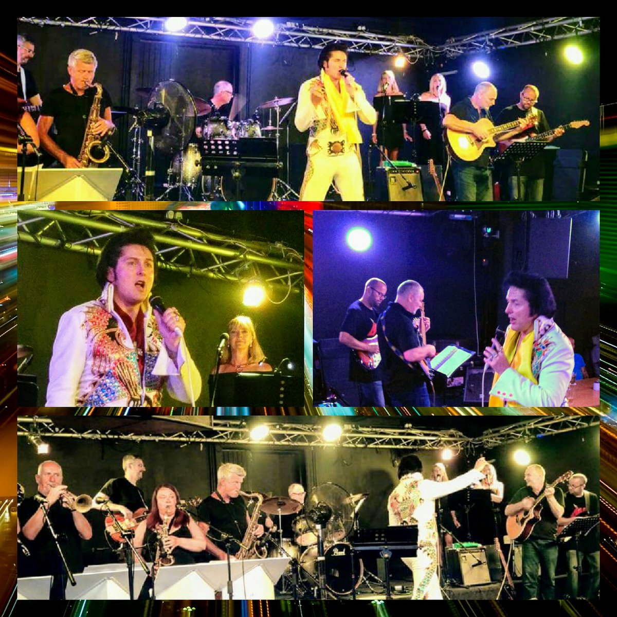 PeterKasElvis's tweet image. Working with the band. These guys really rock! #elvis #tribute #live #band