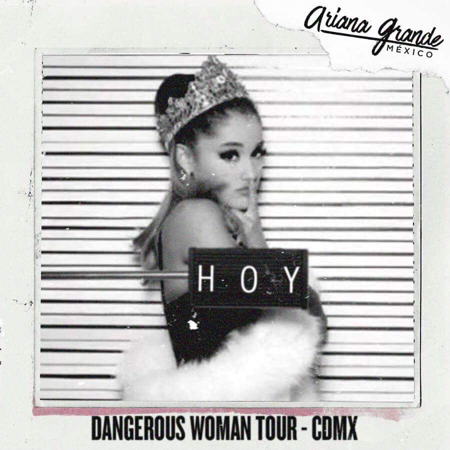 ArianaGMexico's tweet image. Hoy comienza el #DangerousWomanTour en México, ¿están listos? ✨🐰🇲🇽