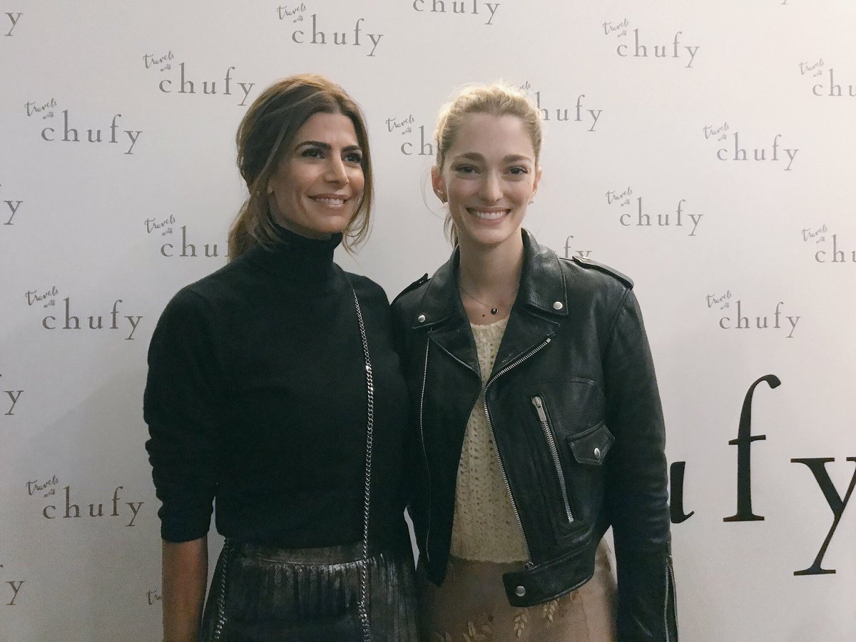 theperchero's tweet photo. La primera dama en primera fila en la presentación del libro "Travels With Chufy" #ThePerchero #JulianaAwada #Chufy #TravelsWithChufy https://t.co/Z3HexmLCnp