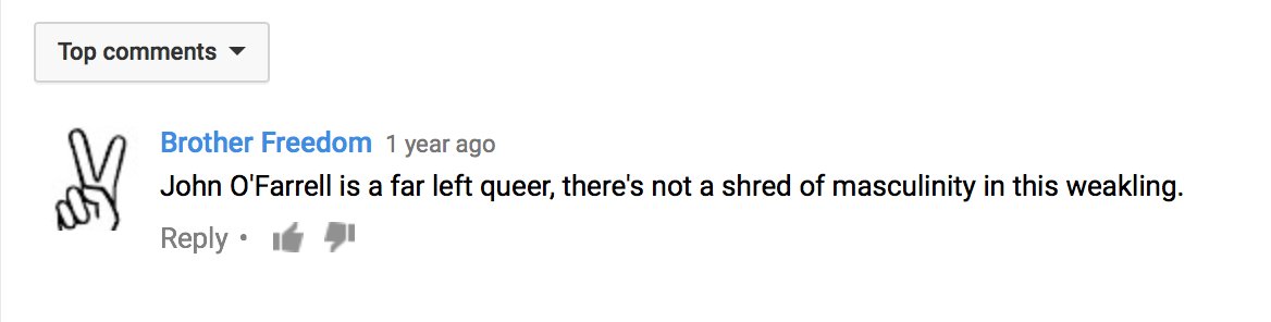 mrjohnofarrell's tweet image. Not that I care, but I don't think I'm either far-left or gay. Second half of his statement - well he may have a point.