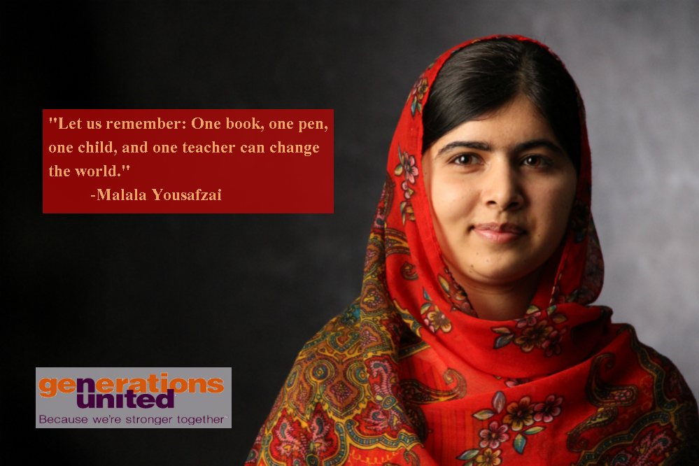 Happy 20th birthday to (Malala Yousafzai), a super example of activism across the ages. 