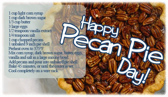 QueenCtyComicon's tweet photo. Oh my - who wants pie? National Pecan Pie Day! Here's a recipe. https://t.co/cpM94ERf1m