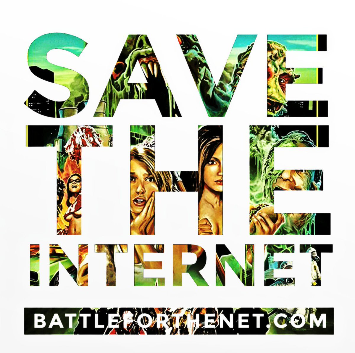 Return2NukeEmV2's tweet image. Today we fight to protect #NetNeutrality  Sat. we fight to protect Tromaville! Write 2 the @FCC and @AjitPaiFCC, fight 4 #NetNeutralityDay