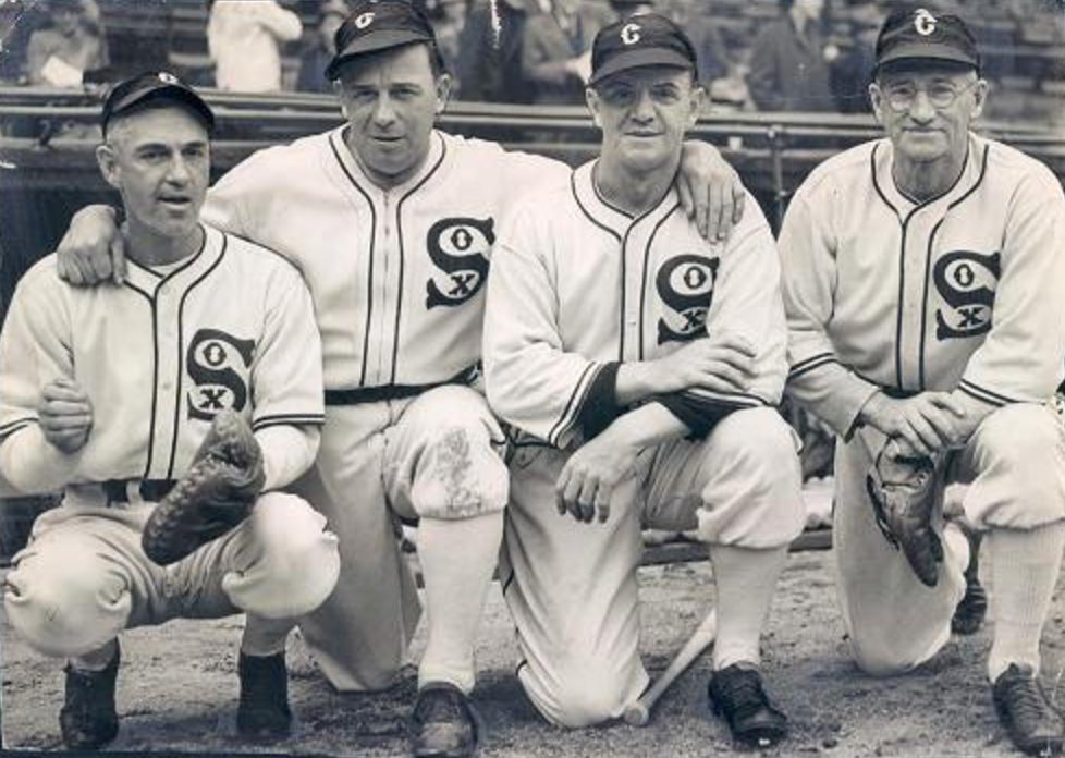 Paul Lukas on X: Fun fact: White Sox manager Jimmy Dykes (2nd from left)  appears to have been the first MLBer to wear a zippered jersey, in 1936.   / X