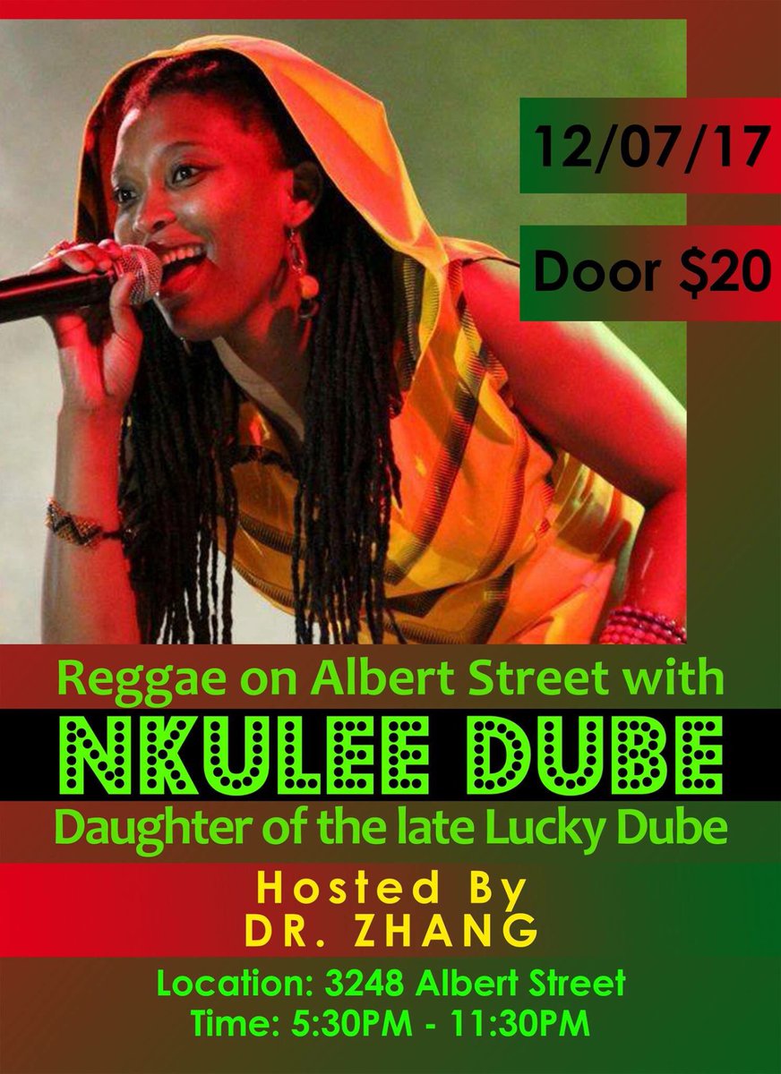After the show is the after party <a href="/3248/">gabriel</a> Albert Street feat. Princess of African Reggae👸🏾Nkulee Dube 🇿🇦today July 12 <a href="/5/">Reserved</a>:30pm. See you there!