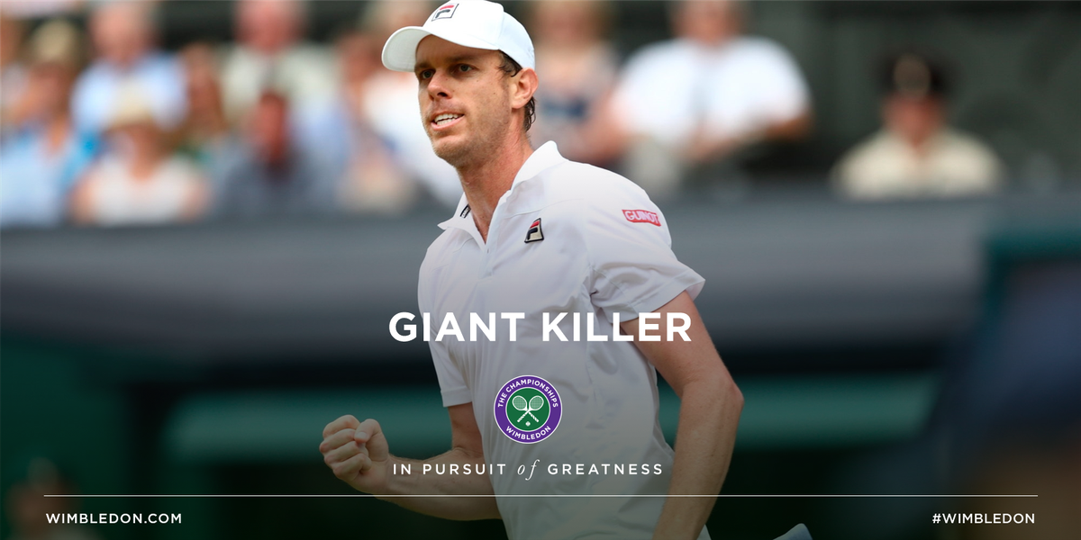 "Giant Killer" souhlasí. Querrey letos ve Wimbledonu vyřadil dva velké favority, bude dalším Čilič?; © Wimbledon