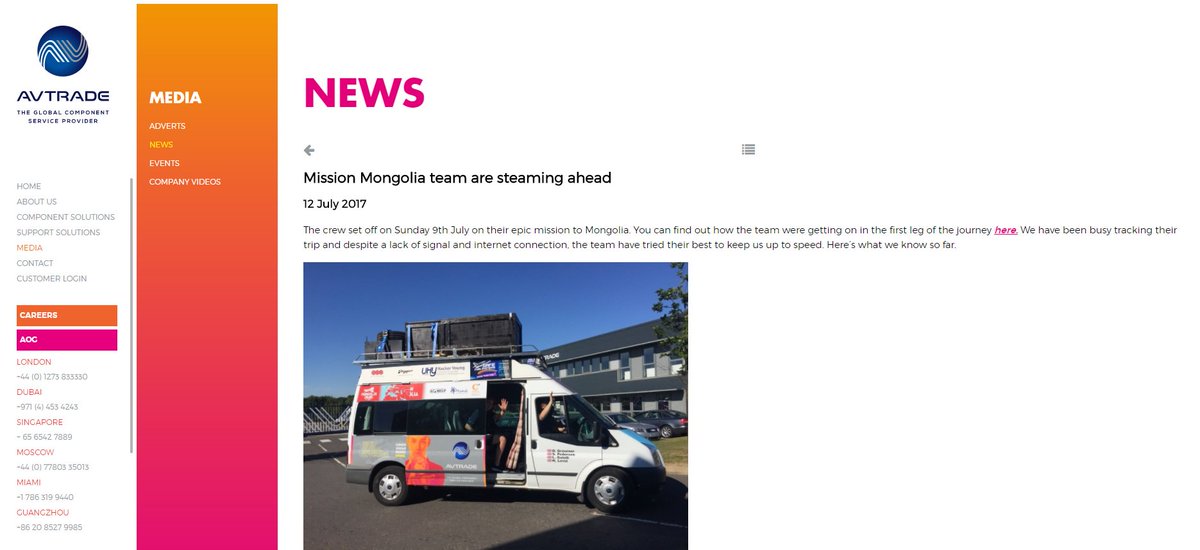 AvtradeMongolia's tweet photo. Catch up on the mission so far! 🚐 https://t.co/q4XkIG0ksT #mongolrally #charityrally https://t.co/YYieE9ujVE