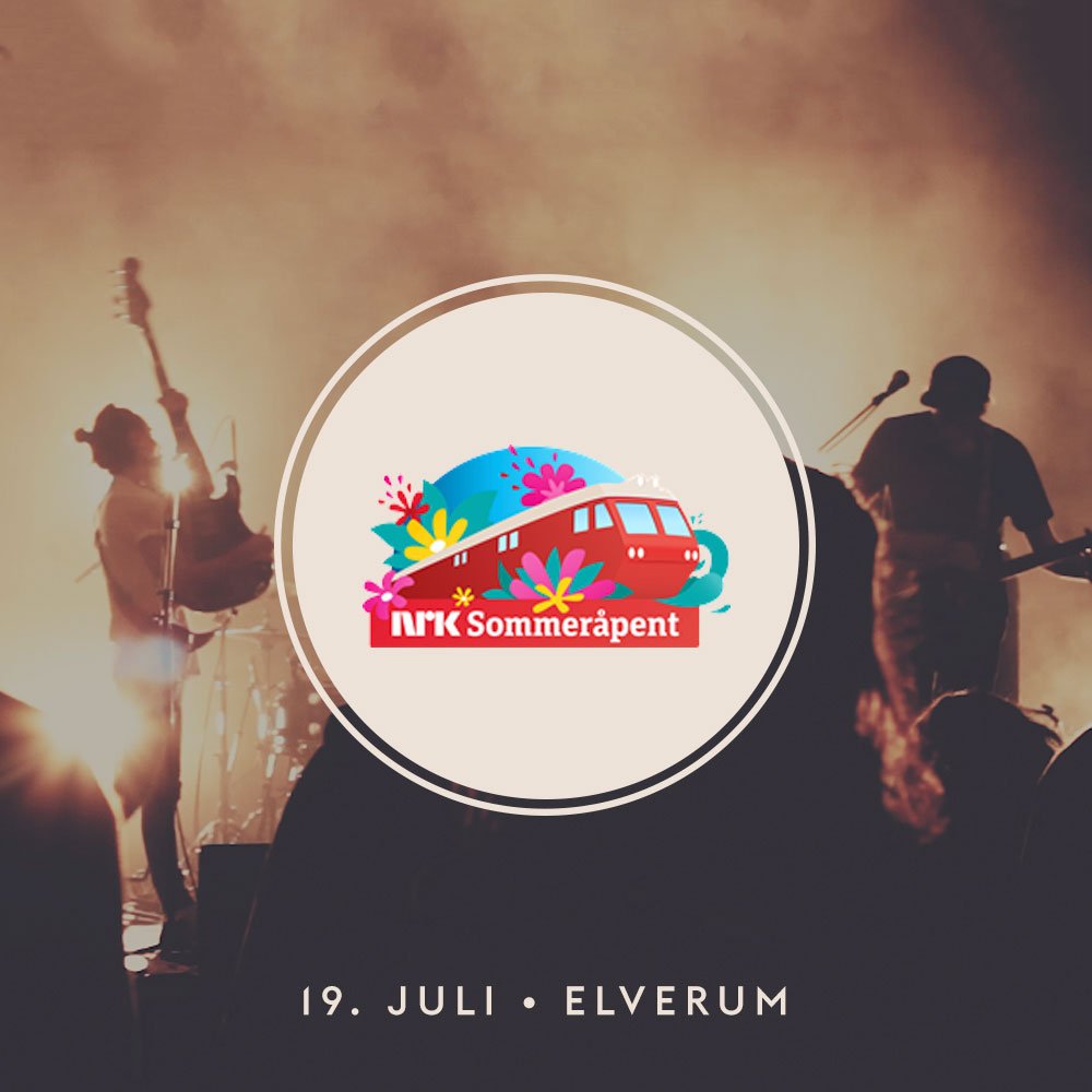 Vi spiller når <a href="/NRKno/">NRK</a> kommer 19. Juli med sommertoget til Elverum! Gratis inngang og masse liv. Fantorangen blir med på tamburin