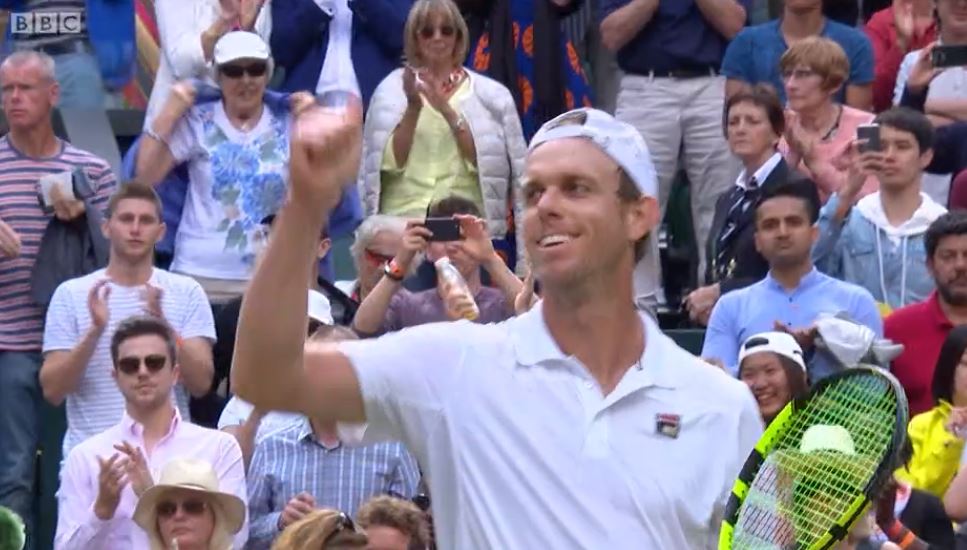 BBCSport's tweet photo. Well played Sam Querrey.

He's finally reached the semi-finals on his 42nd Grand Slam appearance.

https://t.co/p9ruqW1IiJ #Wimbledon https://t.co/QjBqLpvqd7