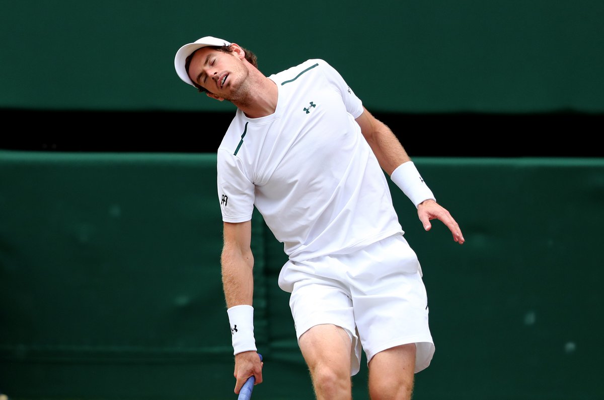 ODDSbible's tweet photo. Scotland's Andy Murray knocked out of Wimbledon.

Britain's Andy Murray made it to the quarter-finals. https://t.co/FIeKtirJ5R