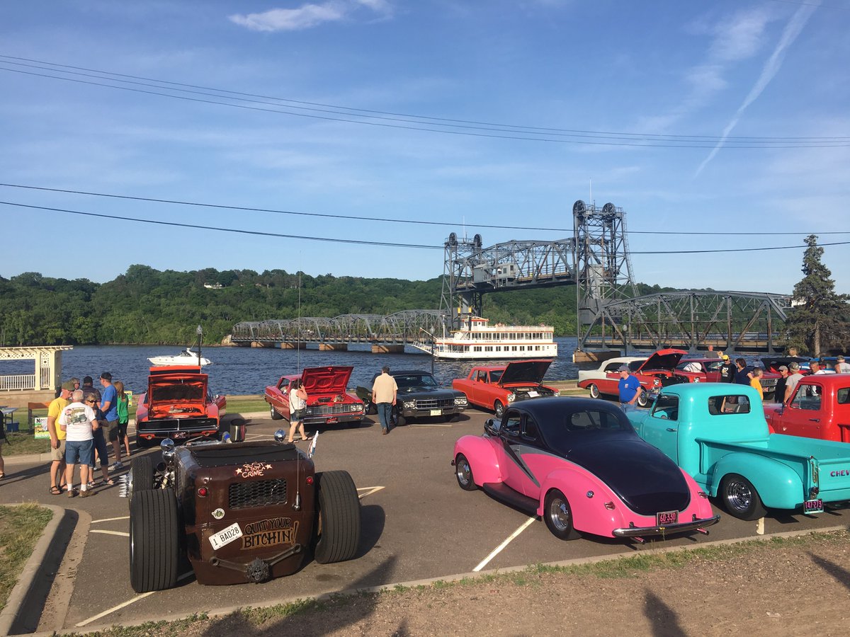Join us TONIGHT for LIVE MUSIC from CROSSROADS on our patio for Cruisin' on the Croix - Stillwater's Hot Rod ... !