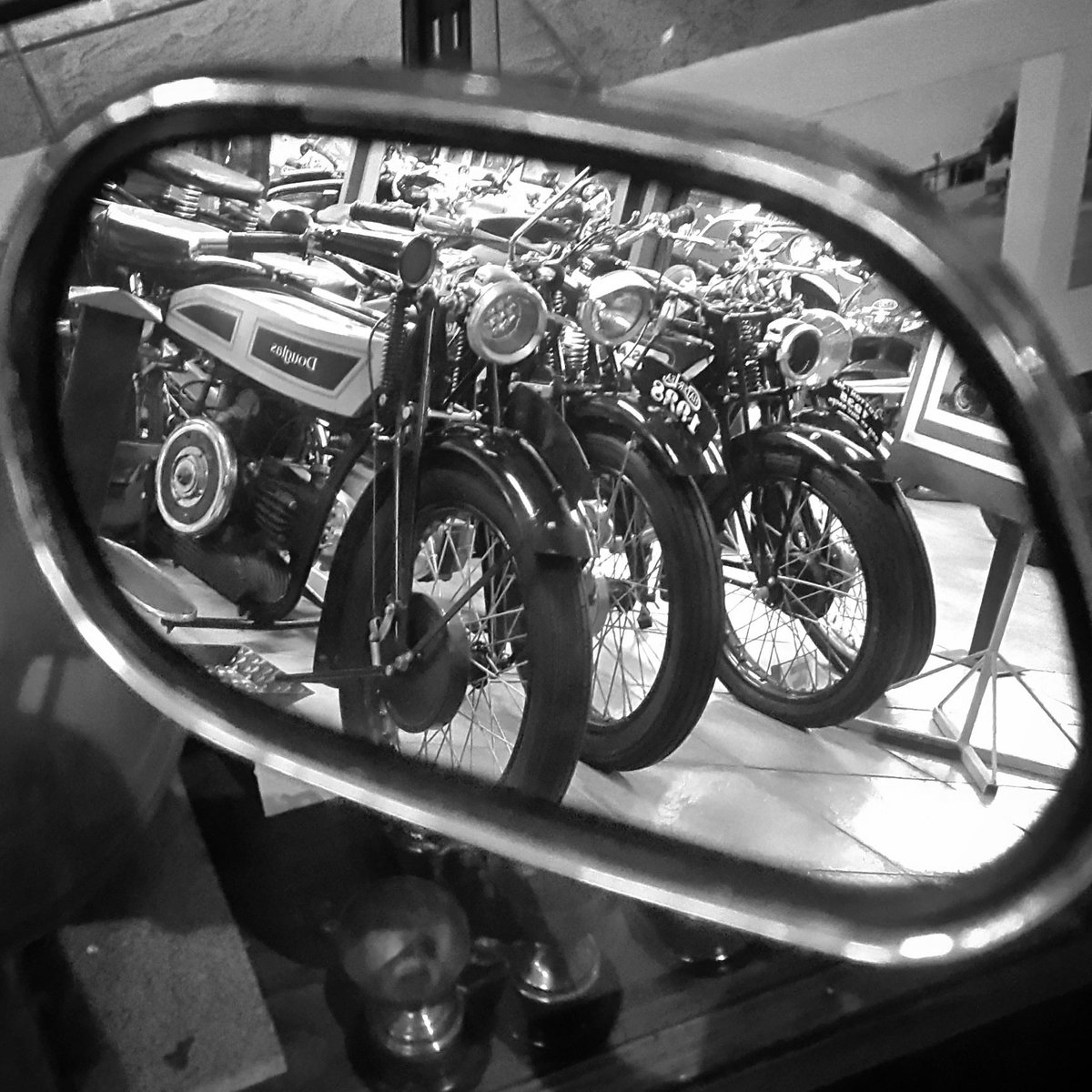 SLReflects's tweet image. #motorcycle in a #mirror
#historicmotorcyclemuseum #southafrica