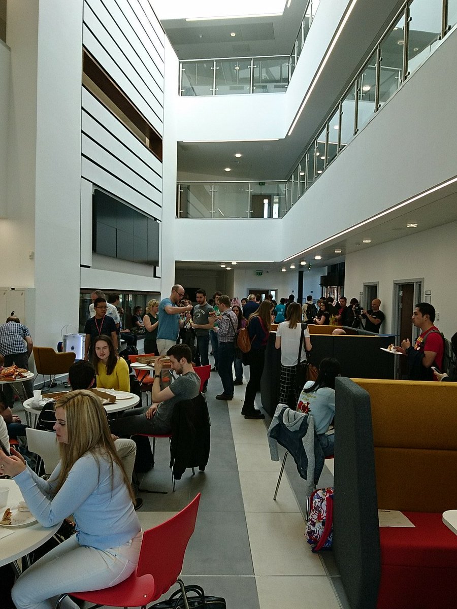 liv_IDEA's tweet image. We&apos;ve filled the atrium of @SensorCityUK! #robotsandcode