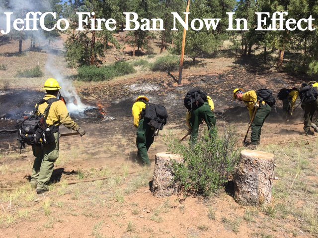 jeffcosheriffco's tweet photo. JeffCo is under a Temporary Fire Ban effective at noon Thursday, July 13. This applies to all lands! Details https://t.co/9miaCpIbAS https://t.co/9O06aUKd9B