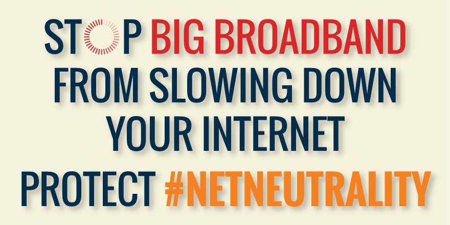 SenSherrodBrown's tweet photo. W/o #NetNeutrality the internet would fall under control of a few Big Broadband Cos to tell you what you can or can't have access to online. https://t.co/ZoPW4Pbgy4