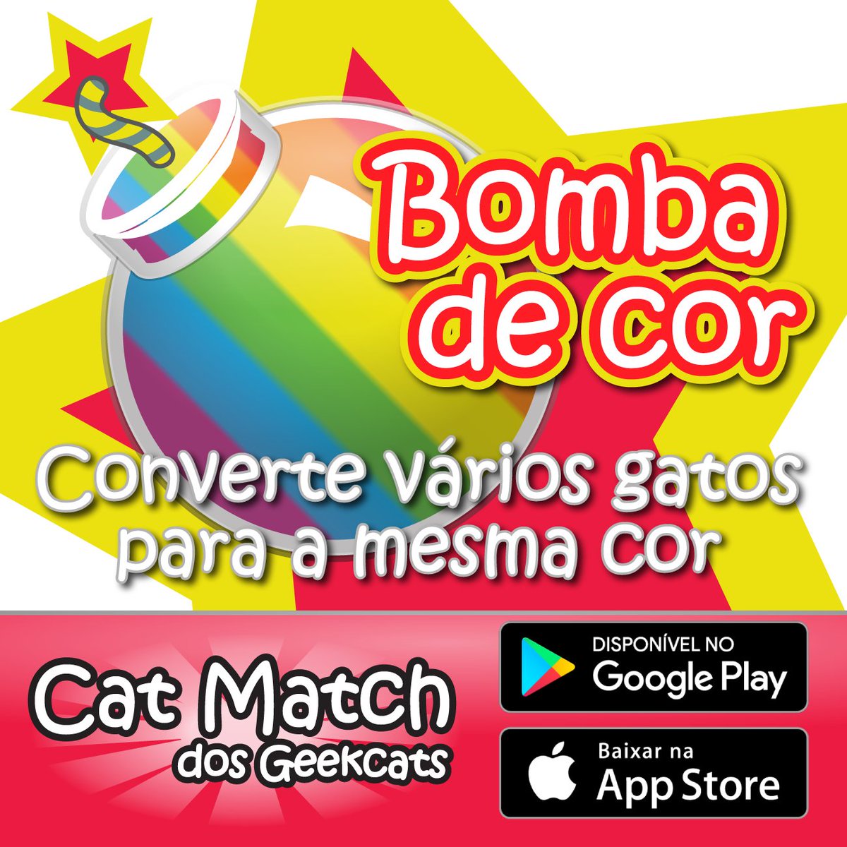 GeekCats's tweet photo. Bomba de cor ajuda pra caramba, né? #catmatch
Baixe para Android:https://t.co/gTznkvr4UJ
Baixe para IOS:https://t.co/LXtkwyuska https://t.co/dwdLzxBbTI